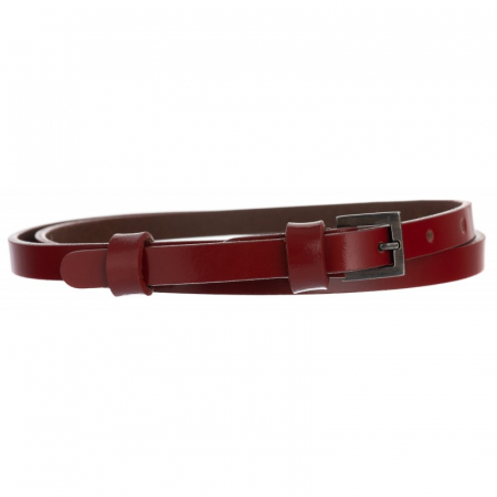 Curea Dama din piele naturala rosie CRLG103 - Latime 2 cm [3]