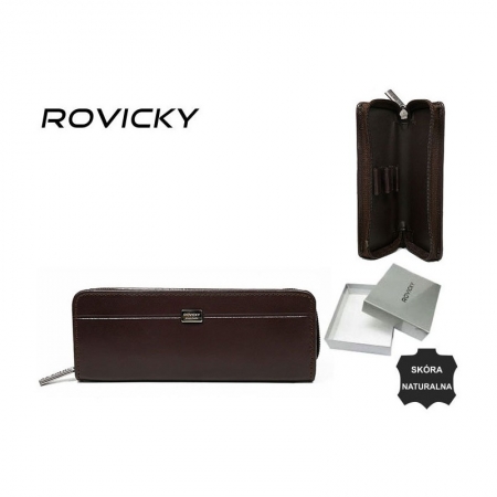 Etui stilou de lux din piele naturala Rovicky HUS03 (toc stilou) [5]