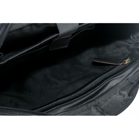 Geanta casual din piele naturala, GEAG1, Neagra [7]