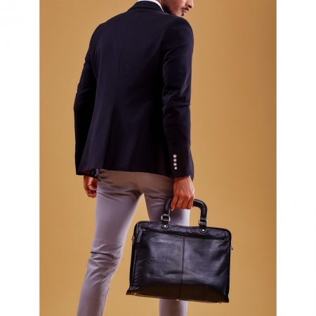 Geanta casual din piele naturala de calitate marca Always Wild [13]