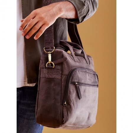 Geanta casual din piele naturala de calitate marca Always Wild [12]