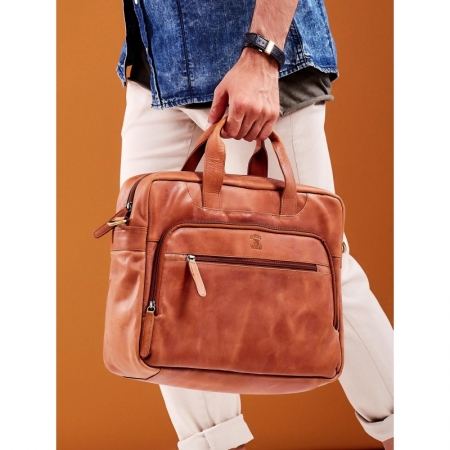 Geanta casual din piele naturala de calitate marca Always Wild - GEA411 [9]