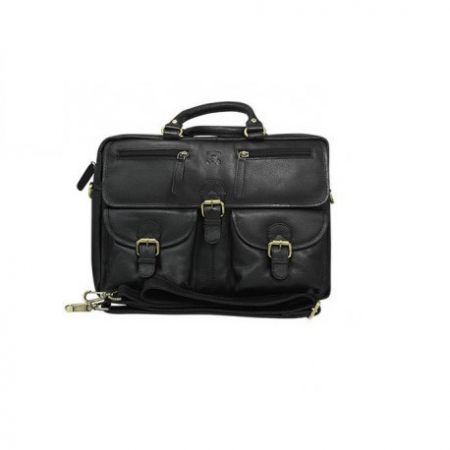 Geanta casual din piele naturala, GEAG1, Neagra [2]