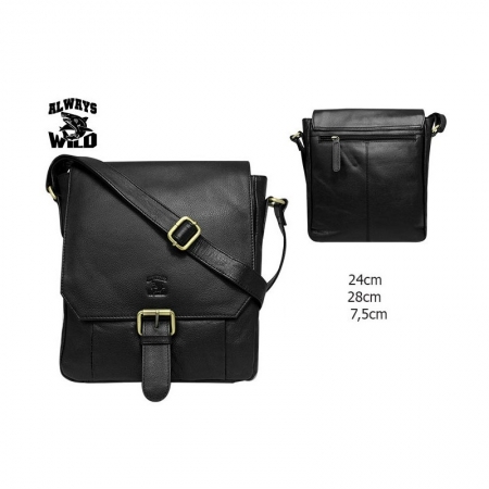 Geanta pentru umar din piele naturala Always Wild [8]