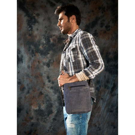 Geanta pentru umar Always Wild, BORG5, din piele naturala, neagra [5]