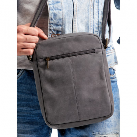 Geanta pentru umar Always Wild, BORG5, din piele naturala, neagra [0]