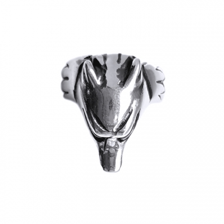 Inel argint 925 cap de lup [1]