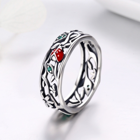 Inel argint 925 cu floare si gargarita - Be Lucky IST0045 [3]