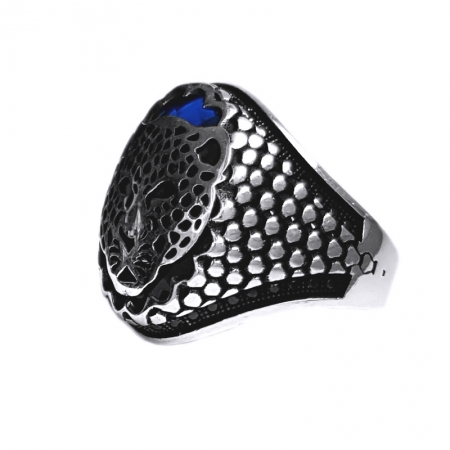 Inel argint 925 cu jaguar leopard puma si zirconiu [1]