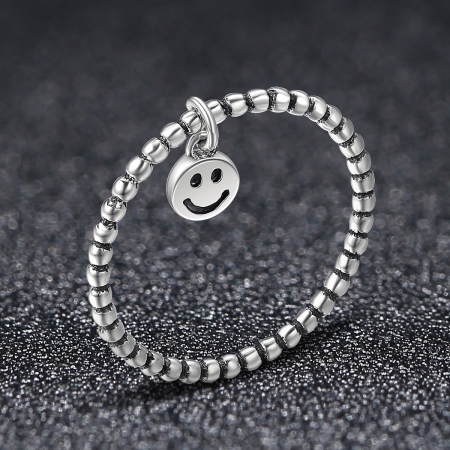 Inel argint 925 cu talisman fata zambitoare Smiley Face - Be Authentic IST0034 [1]