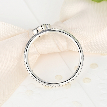 Inel argint 925 floare si zirconii albe - Be Authentic  IST0016 [2]