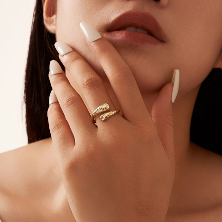 Inel argint 925 placat cu aur 14K [1]