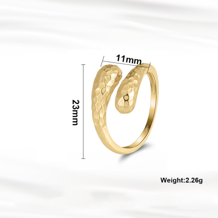 Inel argint 925 placat cu aur 14K [3]