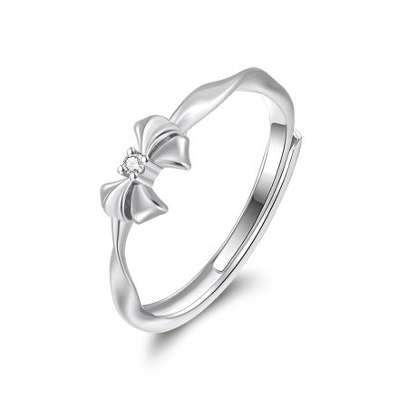 Inel argint 925 placat cu rodiu cu zirconiu