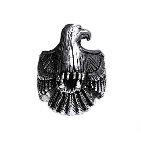 Inel argint 925 reglabil, cu vultur [1]