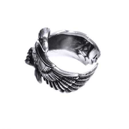 Inel argint 925 reglabil, cu vultur [2]