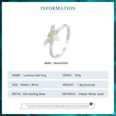 Inel argint albinuta fosforescenta [11]