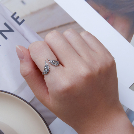 Inel argint Aripi de Inger [3]