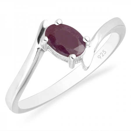 Inel argint Aurora, 925, cu rubin - IVA0036 [0]