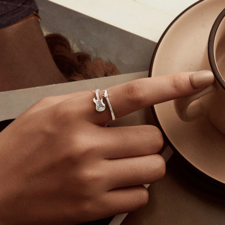 Inel argint chitara [5]