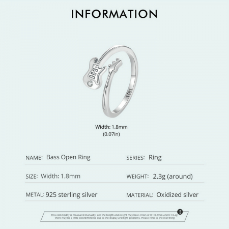 Inel argint chitara [8]