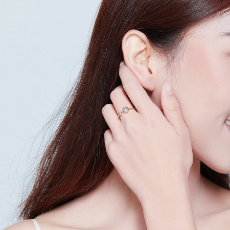 Inel argint cu bilute [8]