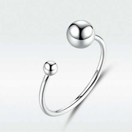 Inel argint cu bilute [6]