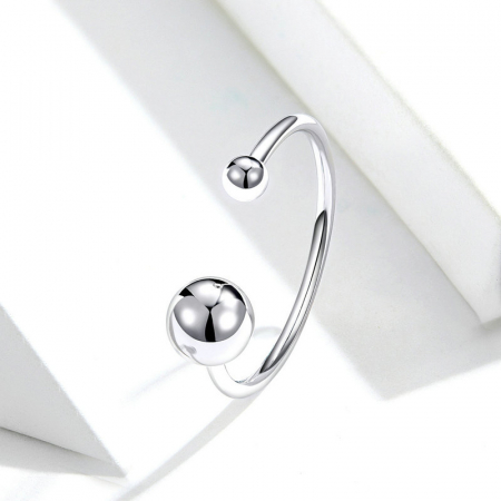 Inel argint cu bilute [5]