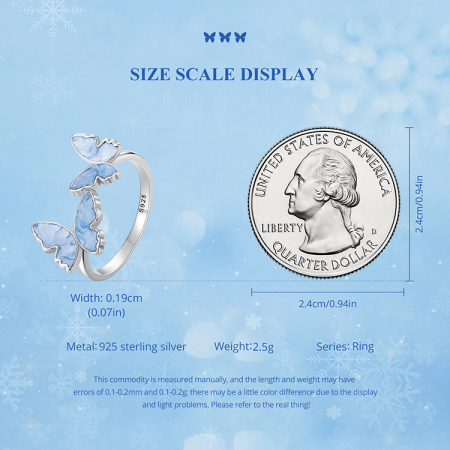 Inel argint cu fluturasi [20]