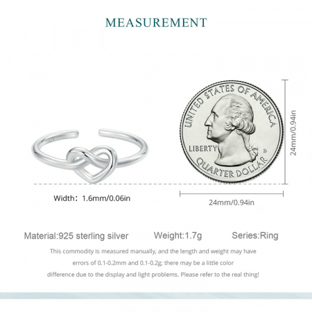 Inel argint cu inimioara inodata [10]