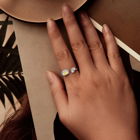 Inel argint cu Orhidee [3]