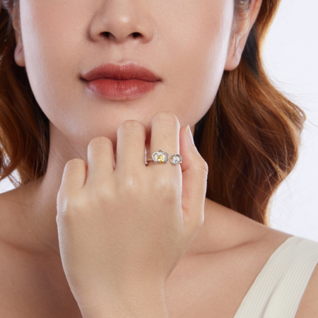 Inel argint cu Orhidee [10]