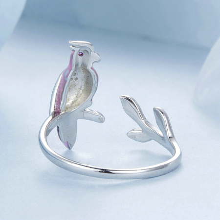 Inel argint cu papagal [4]