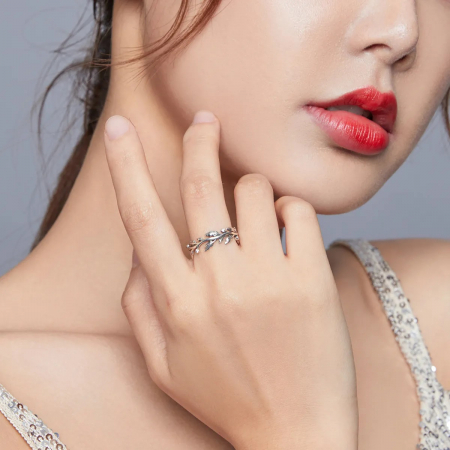 Inel argint cu ramurica [2]