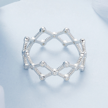 Inel argint cu romburi [4]