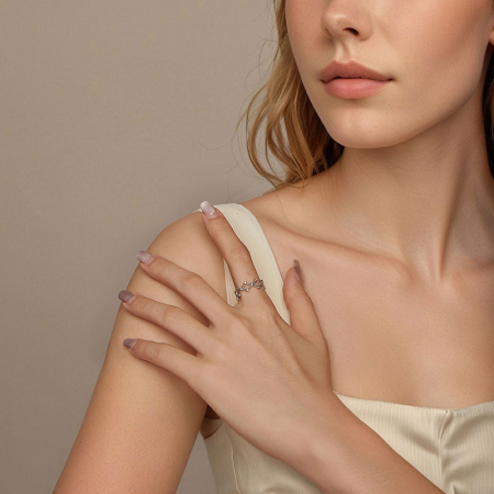 Inel argint cu romburi [3]