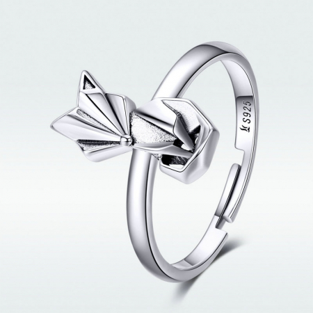 Inel argint reglabil cu vulpe [1]