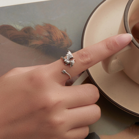 Inel argint dragon zburator [1]