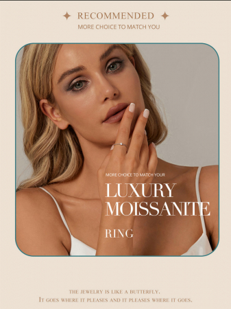 Inel argint elegant cu Moissanit [13]