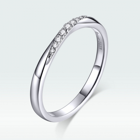 Inel argint elegant cu zirconii je t'aime [7]