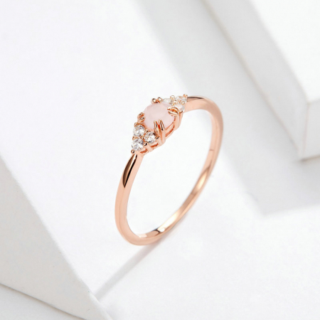 Inel argint elegant cu zirconii [7]