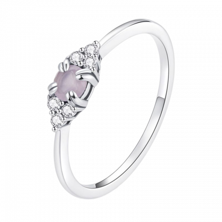 Inel argint elegant cu zirconii [9]