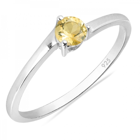 Inel argint Elinor, 925, cu citrin - IVA0022 [0]