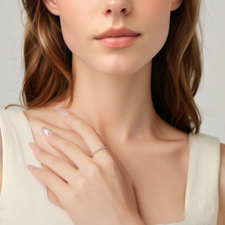 Inel argint Eternity [6]