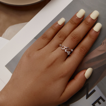 Inel argint fagure [6]