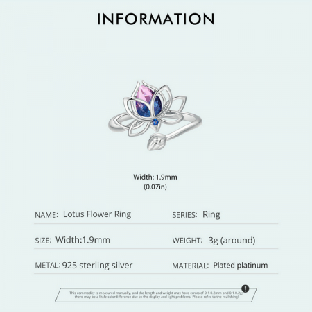 Inel argint floare de lotus [8]