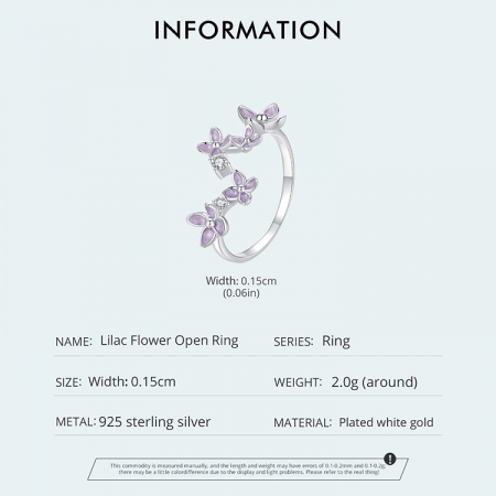 Inel argint Flori de Liliac [18]
