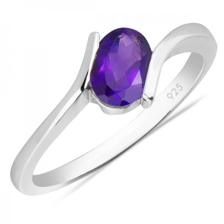 Inel argint Hope, 925, cu ametist african - IVA0006 [0]