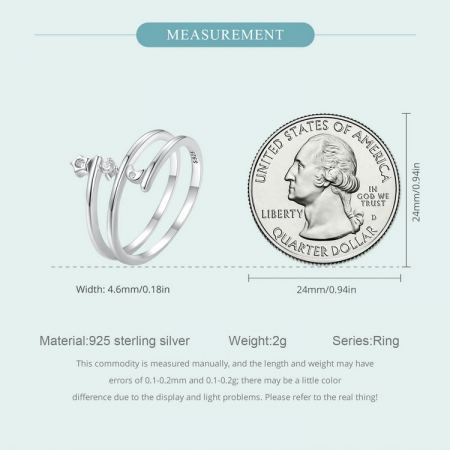 Inel argint inel spiralat cu luna si luceafar [8]