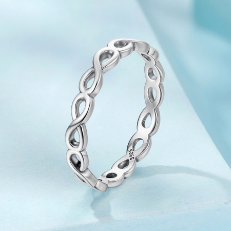 Inel argint infinit [6]